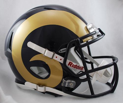 Rams helmets over the hot sale years